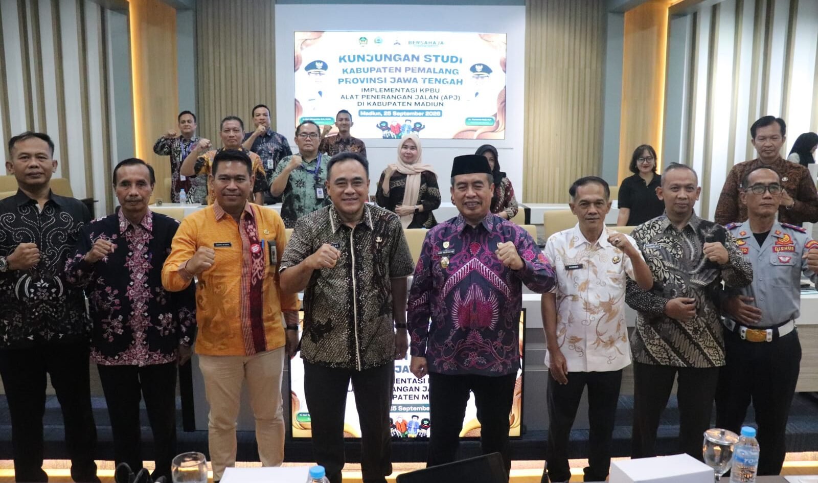 Pemkab Pemalang mengunjungi Pemkab Madiun untuk studi tiru skema KPBU APJ./dok.Kominfo-DNY