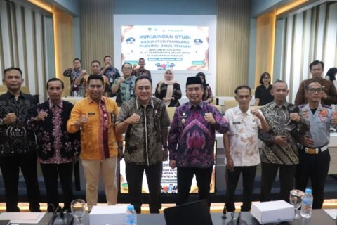 Pemkab Pemalang mengunjungi Pemkab Madiun untuk studi tiru skema KPBU APJ./dok.Kominfo-DNY