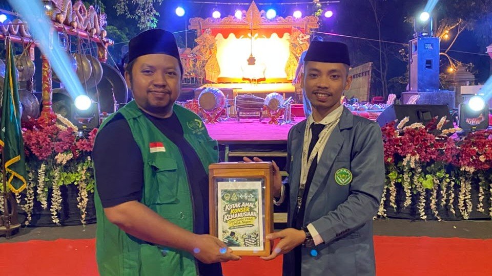 Kolaborasi antara NU-Care LAZISNU PCNU Ngawi dengan IPNU-IPPNU Ngawi dan GenRe untuk Konser Kemanusiaan 2026./dok.QONY