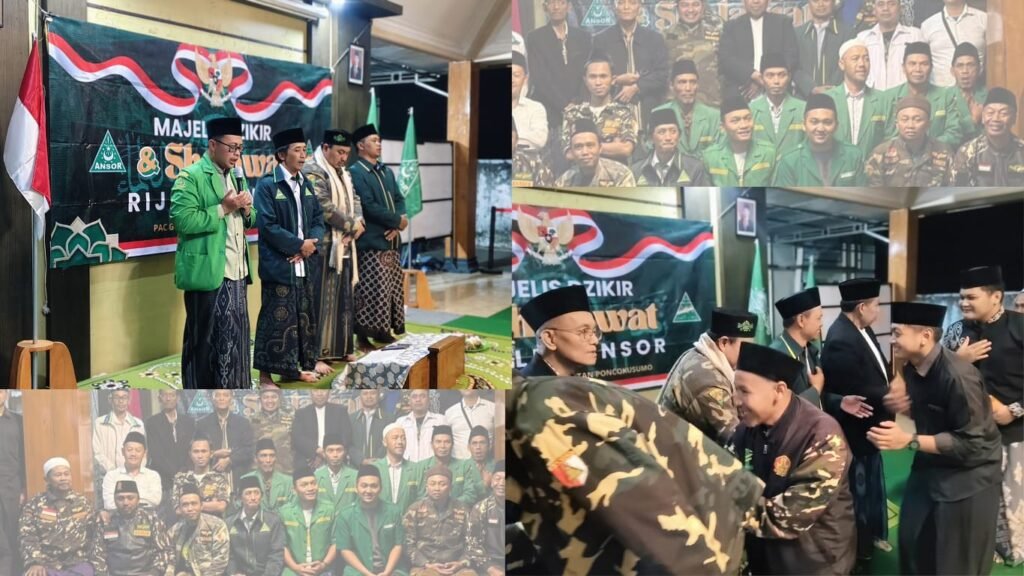 Ansor Poncokusumo Malang memperkuat sinergi hingga tingkat ranting dalam gelaran Ngaji Qanun Asasi Mbah Hasyim./dok.ROF