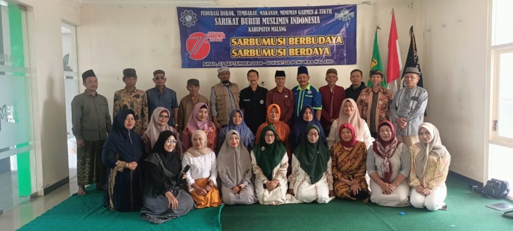 Sarikat Buruh memperingati Harlah ke-71 Sarbumusi di Kabupaten Malang pada Minggu, 27 September 2026./dok.ROF