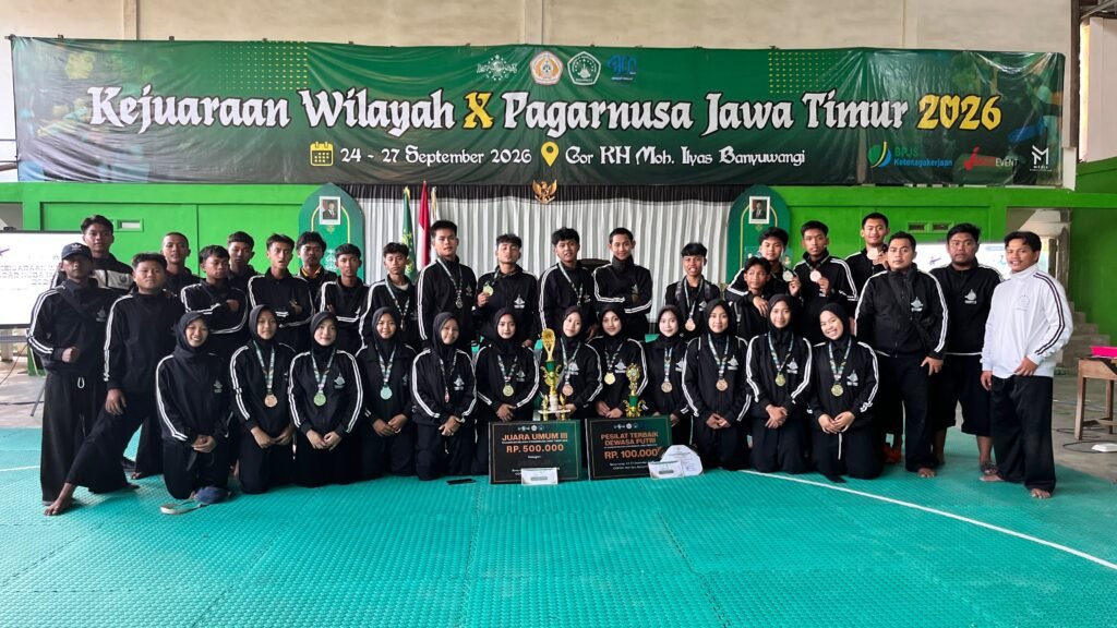 Pagar Nusa Kabupaten Malang Juara Umum III Tingkat Jatim 2026, berhasil menjaga tradisi juara./dok.ROF