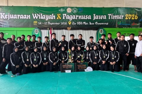 Pagar Nusa Kabupaten Malang Juara Umum III Tingkat Jatim 2026, berhasil menjaga tradisi juara./dok.ROF