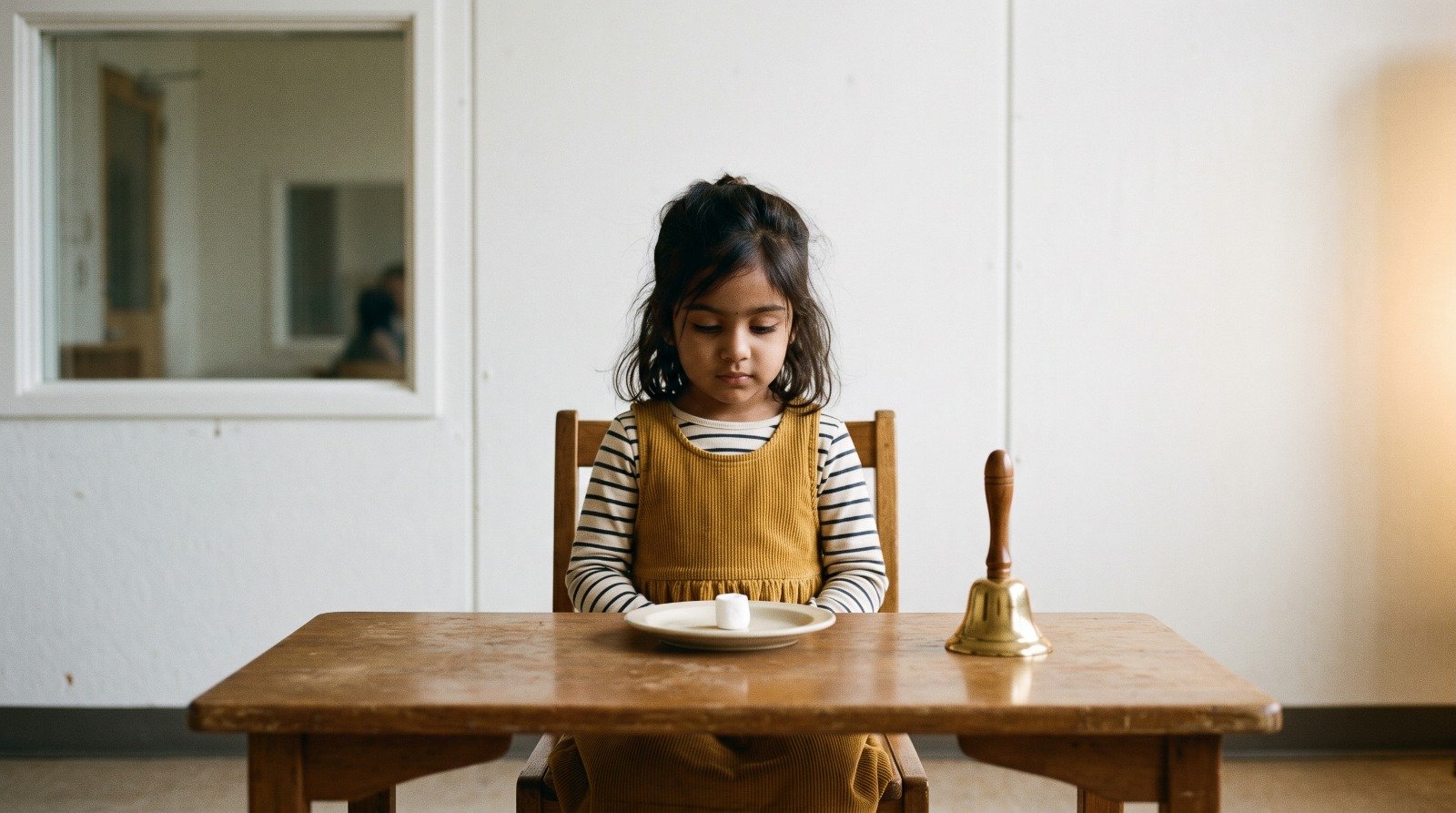 Eksperimen marshmallow test Walter Mischel untuk menguji proses kendali diri anak