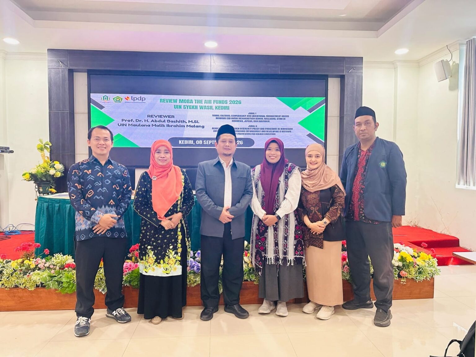 Prof. Bashith Review Riset Mora Air Funds UIN Syekh Wasil Kediri, Soroti Integritas hingga Luaran Penelitian
