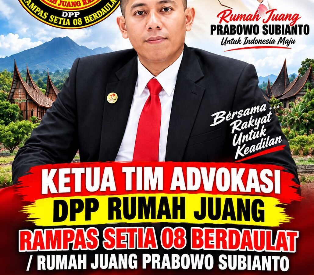 Syafri Yunaldi, Ketua Advokasi Rumah Juang Prabowo Subianto