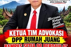 Syafri Yunaldi, Ketua Advokasi Rumah Juang Prabowo Subianto