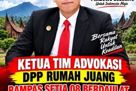 Syafri Yunaldi, Ketua Advokasi Rumah Juang Prabowo Subianto