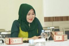Anggota DPD RI asal Jawa Timur Dr. Hj. Lia Istifhama, M.E.I. saat mengikuti kunker Komite I DPD RI di Kantor Gubernur Sulawesi Selatan, Makassar. (Foto: Dok. Tim Media DPD RI)
