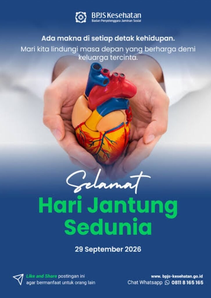 Poster Hari Jantung Sedunia BPJS.