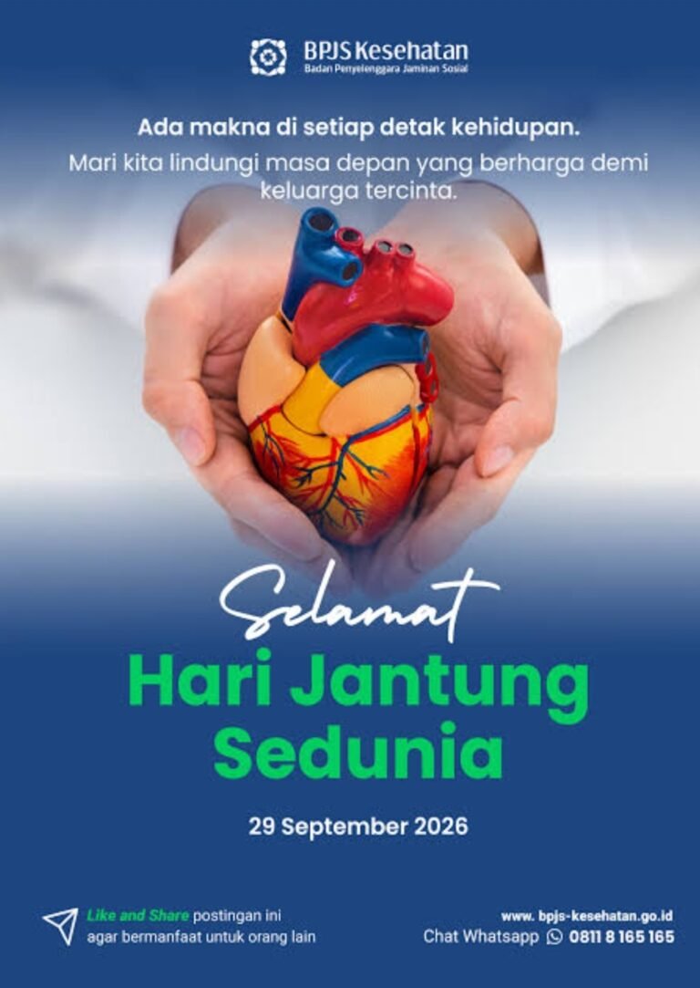 Poster Hari Jantung Sedunia BPJS.