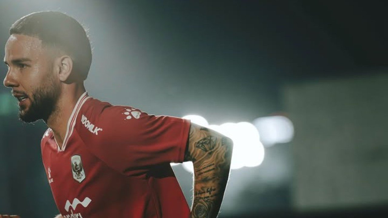 Calvin Verdonk saat latihan bersama Timnas Indonesia jelang FIFA ASEAN Cup 2026./Instagram @gastonszermanph