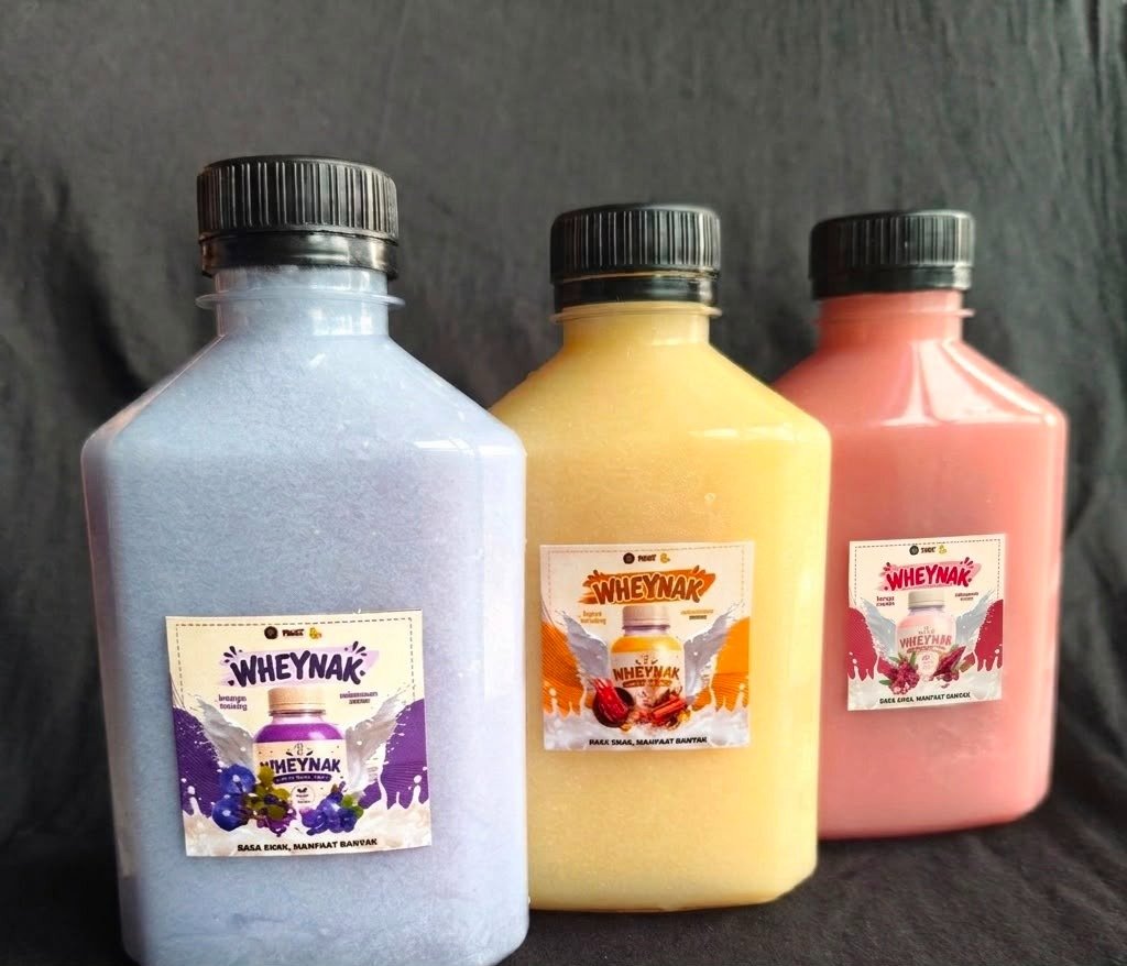 Inovasi Mahasiswa UB Ubah Limbah Keju Jadi Minuman Fungsional Kaya Antioksidan.