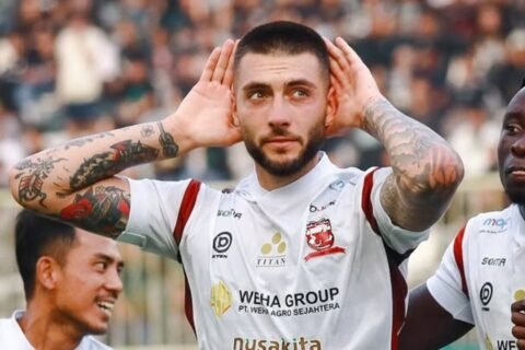 Dimitar Mitkov gacor, Madura United mencicipi puncak klasemen pekan 2 BRI Super League 2026/27./IG @maduraunited.fc