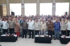 Sinergi kuat sukseskan agribisnis nasional! Manajemen PT Fery Agung Corindotama (Feraco) berfoto bersama jajaran pejabat Kementan, Pemkot Batu, pengurus KTNA, serta ribuan delegasi dalam pembukaan Rembug Paripurna KTNA Nasional dan KTNA Agro Expo 2026 di Kota Batu.