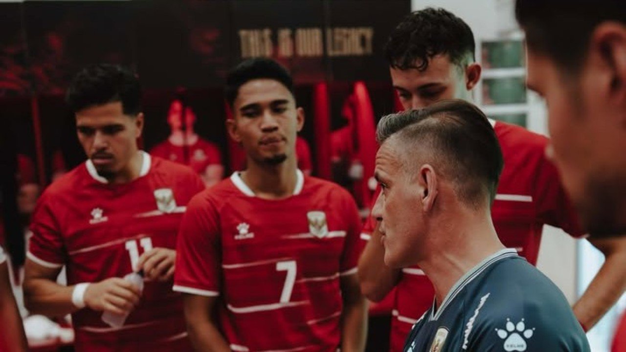 John Herdman saat memimpin Timnas Indonesia pada FMD Juni 2026./Instagram @officialjohnherdman