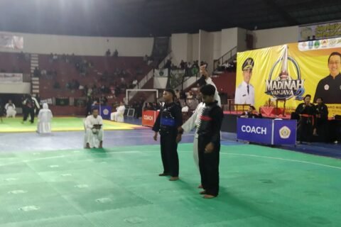 Ratusan pesilat dari berbagai daerah turut ambil bagian dalam Kejuaraan Pencak Silat Madinah Van Java 2 yang digelar di GOR Untung Suropati, Kota Pasuruan,19–20 September 2026.
