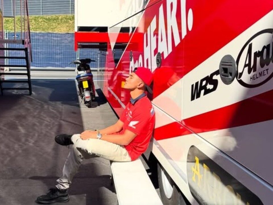 Mario Aji finis di depan rekan setimnya di balap Moto2 Austria 2026 seri ke-15 di Spielberg (20/9)./Instagram @mariosuryoaj1
