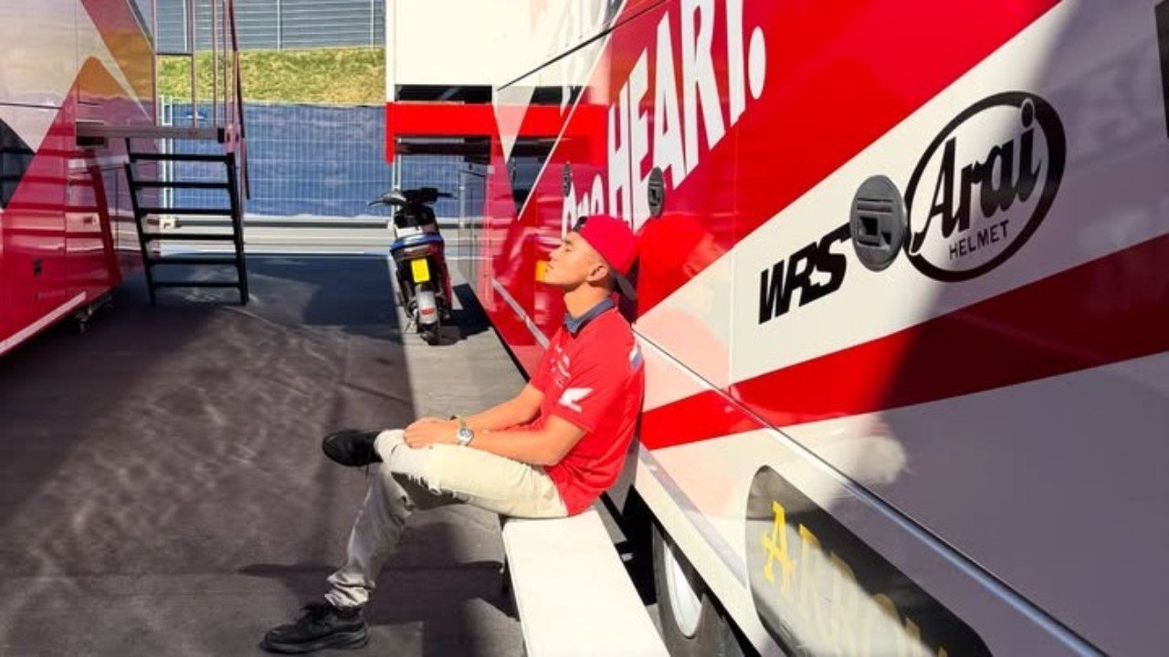 Mario Aji finis di depan rekan setimnya di balap Moto2 Austria 2026 seri ke-15 di Spielberg (20/9)./Instagram @mariosuryoaj1
