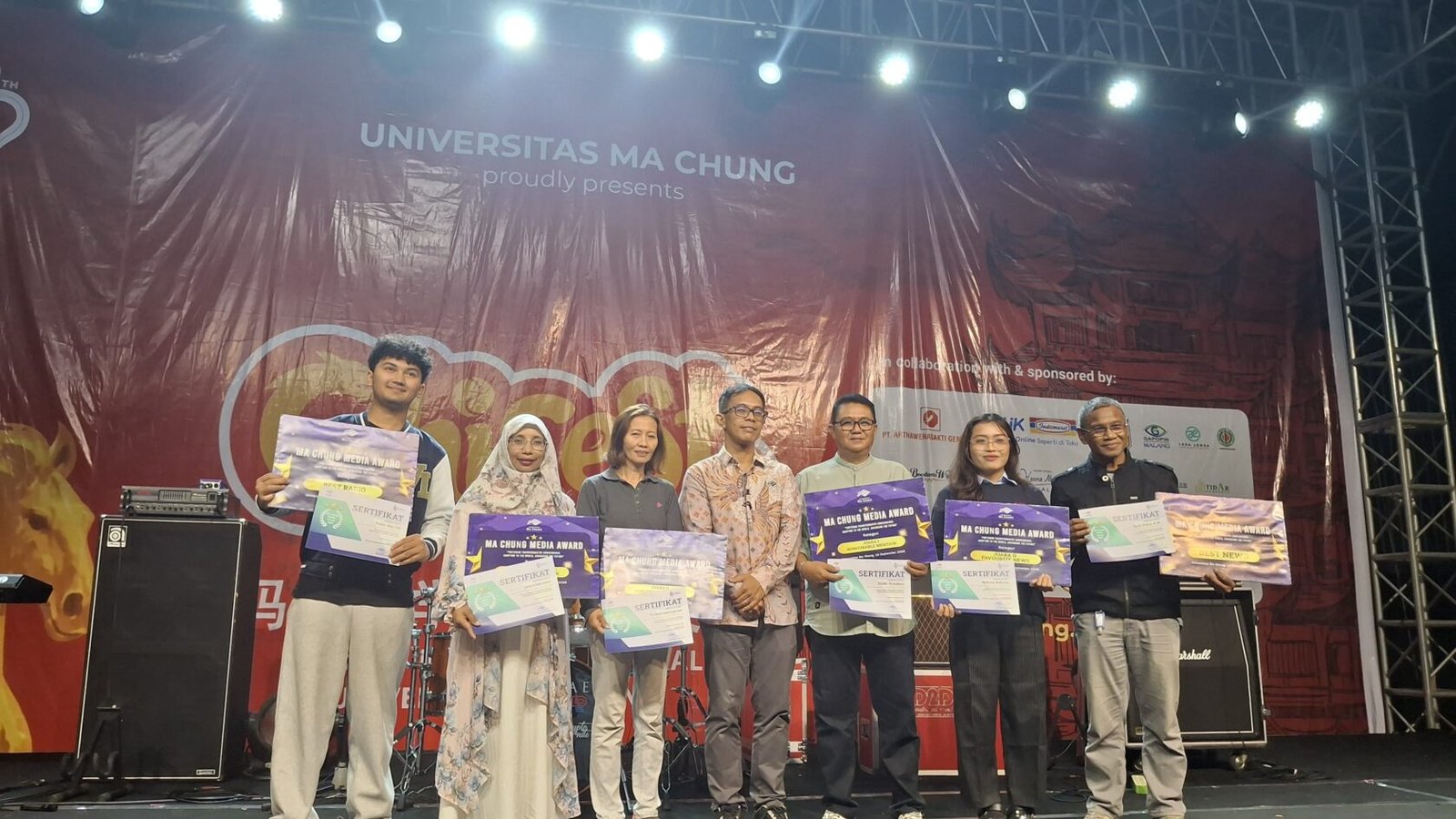 Tujuh awak media raih Media Award Universitas Ma Chung