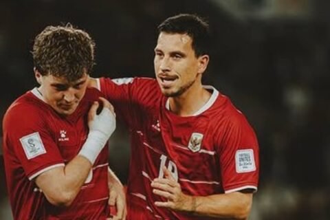 Ole Romeny mencetak gol ketujuhnya untuk Timnas Indonesia saat Garuda menang 2-0 atas Singapura pada laga pertama FIFA ASEAN Cup 2026 (25/9)./Instagram @timnasindonesia