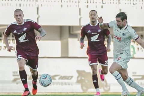 Pertandingan PSM Makassar vs Arema FC di Parepare (13/9) pada pekan kedua BRI Super League 2026/27 berakhir tanpa pemenang./Instagram @aremafcofficial