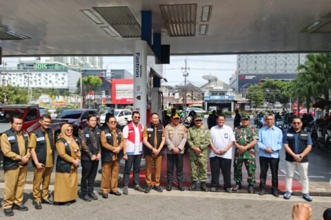 Jajaran TPID dan Forkopimda Kota Malang saat melakukan inspeksi mendadak ketersediaan BBM di SPBU guna mengantisipasi inflasi, Selasa (8/9/2026).