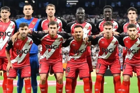 Kiper Timnas Indonesia, Emil Audero debut dalam laga Real Madrid vs Rayo Vallecano di Santiago Bernabeu pada pekan kelima La Liga Spanyol 2026/27 (13/9)./Instagram @rayovallecano