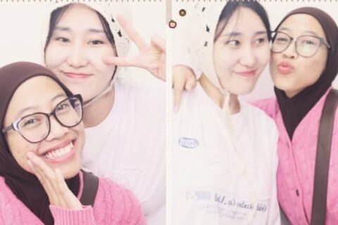Yeum Hye-seon membagikan foto bersama Megawati Hangestri Pertiwi untuk mengucapkan selamat ulang tahun ke-27 kepada Mega./Instagram @luminous___y03