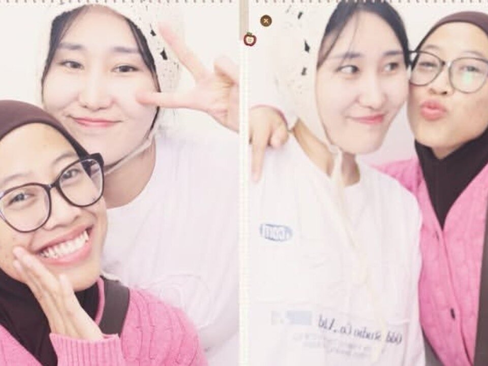 Yeum Hye-seon membagikan foto bersama Megawati Hangestri Pertiwi untuk mengucapkan selamat ulang tahun ke-27 kepada Mega./Instagram @luminous___y03