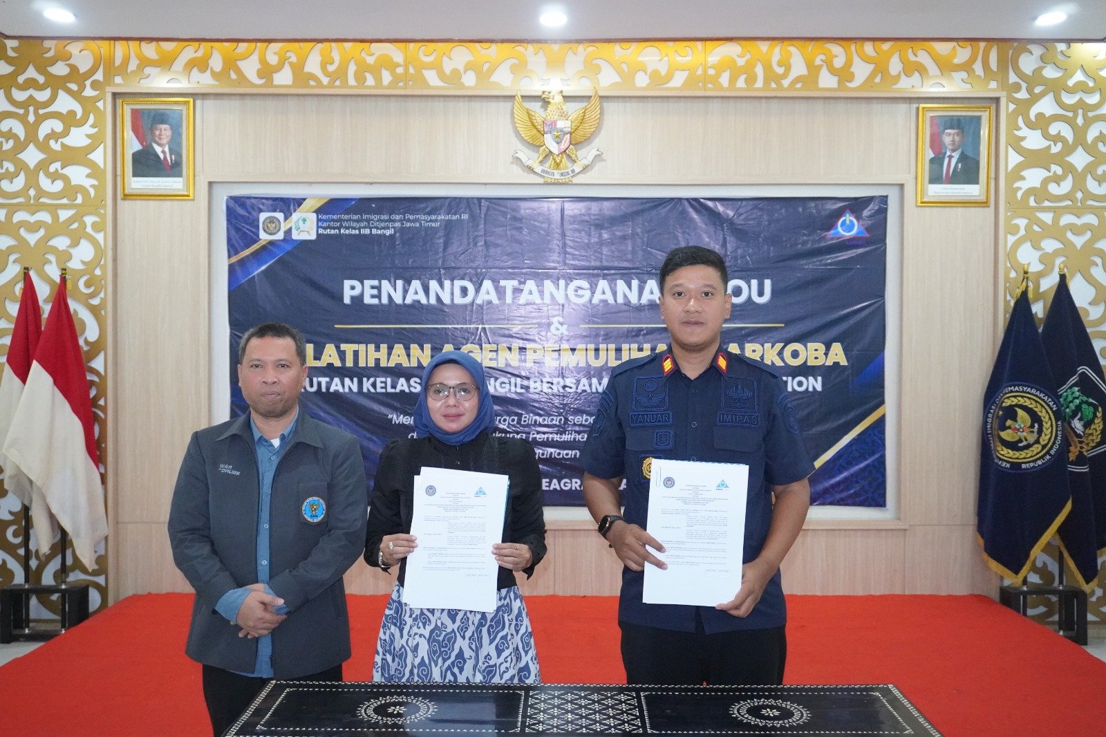 Penguatan Program Rehabilitasi, Rutan Bangil Teken MoU Bersama PLATO Foundation