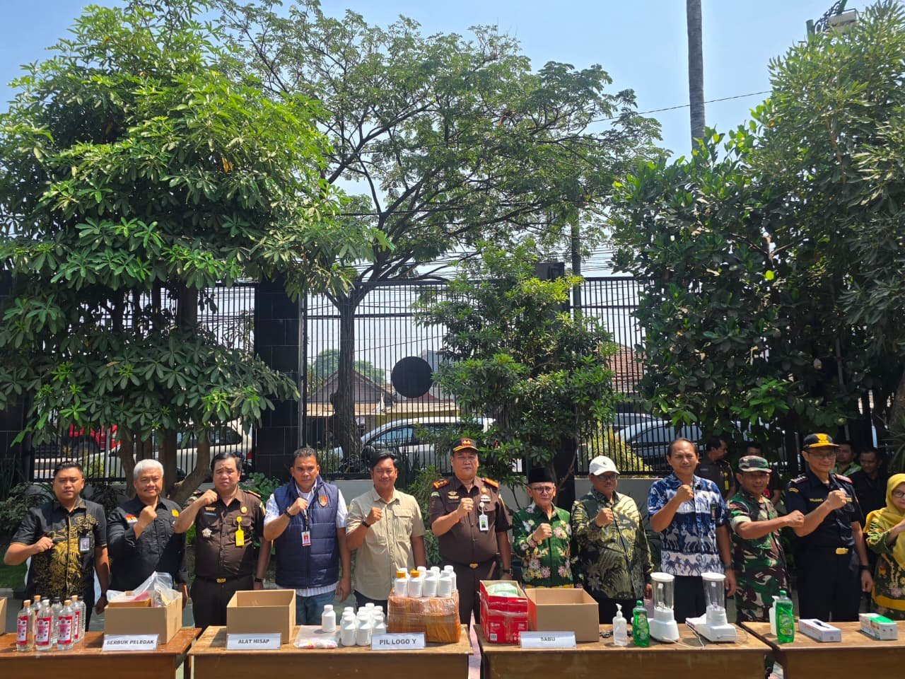 Proses Hukum Tuntas Rutan Bangil Hadiri Pemusnahan Barang Bukti Perkara Pidana