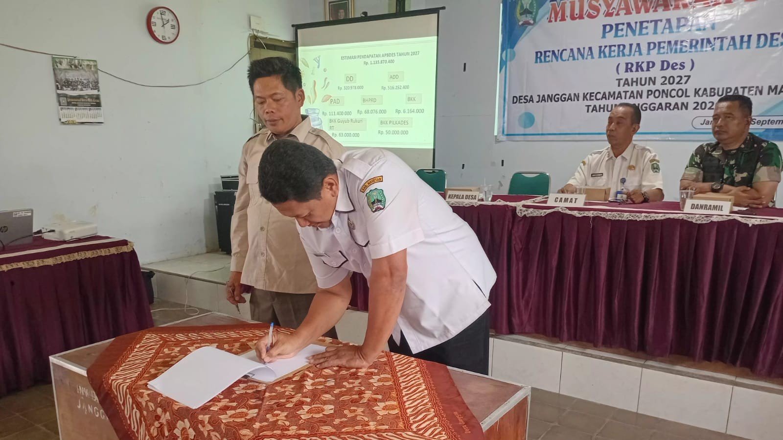 Musyawarah Desa Janggan Kabupaten Magetan menetapkan RKP Desa 2027./dok.DNY