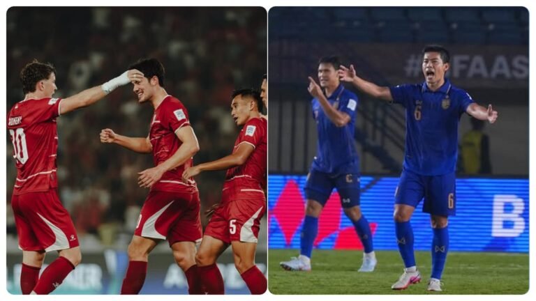 Jadwal Timnas Indonesia vs Thailand di final FIFA ASEAN Cup 2026 yang bakal bergulir di Stadion Gelora Bung Karno, Jakarta./Instagram @oleromeny & @changsuek
