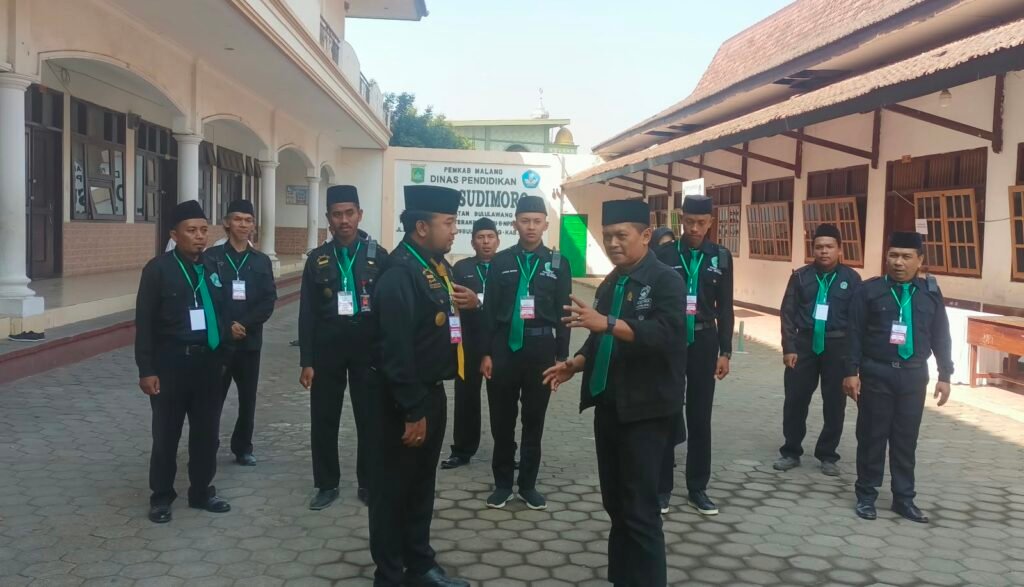 Pagar Nusa turut hadir di Muskercab NU Kabupaten Malang 2026, Minggu (4/10)./dok.ROF