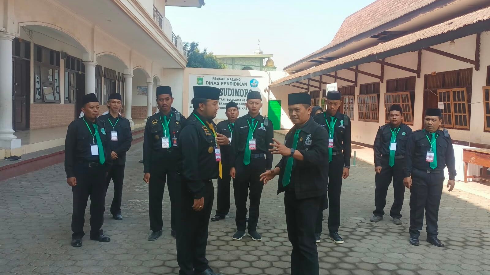 Pagar Nusa turut hadir di Muskercab NU Kabupaten Malang 2026, Minggu (4/10)./dok.ROF