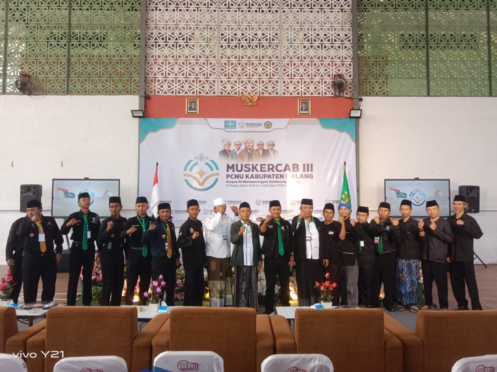 Muskercab III NU Kabupaten Malang 2026, Pagar Nusa juga hadir./dok.ROF