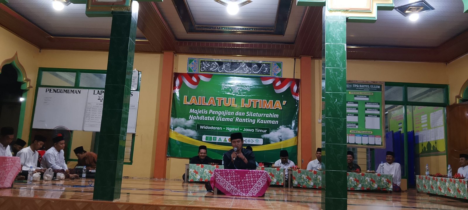 Lailatul Ijtima PRNU Kauman Widodaren Ngawi, Gus Habib Bahaudin Ajak Jamaah Cerdas Satu Komando