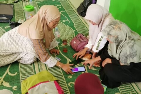 LTN MWCNU Widodaren Ngawi menyemarakkan HSN 2026 dengan menggelar Pelatihan Canva untuk dakwah digital./dok.QONY