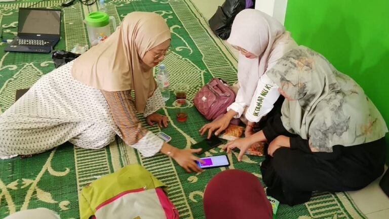 LTN MWCNU Widodaren Ngawi menyemarakkan HSN 2026 dengan menggelar Pelatihan Canva untuk dakwah digital./dok.QONY