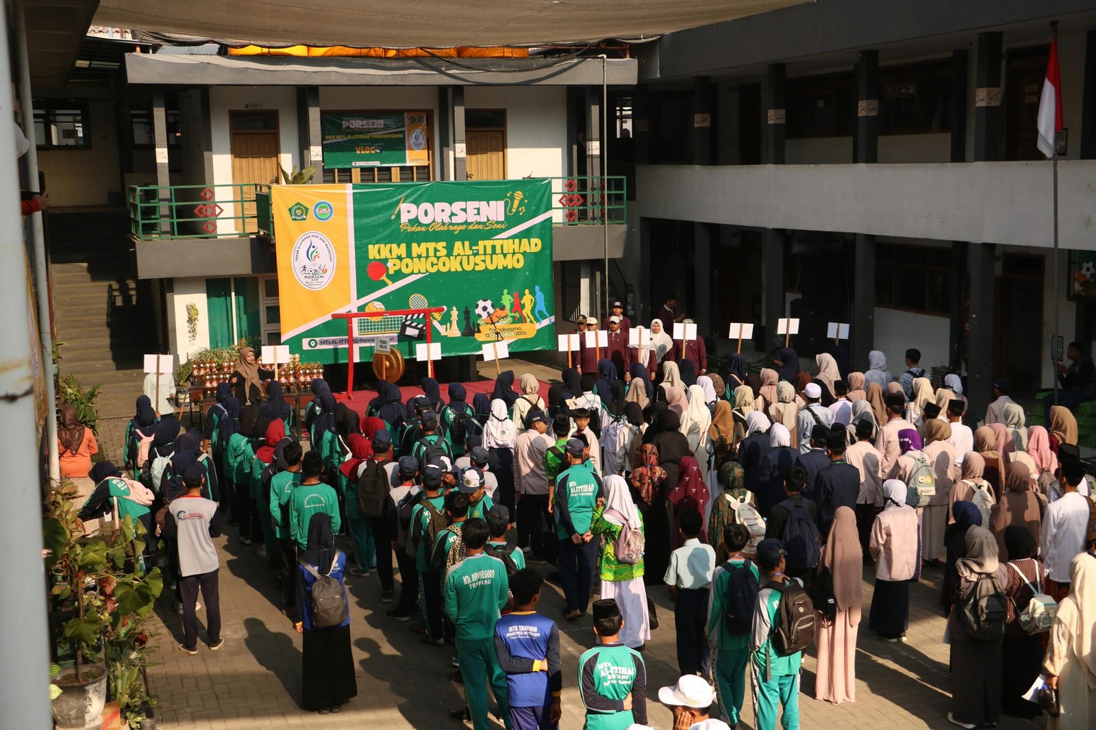 Porseni 2026 KKM MTs Al Ittihad Poncokusumo resmi digelar (13/10)./dok.ROF