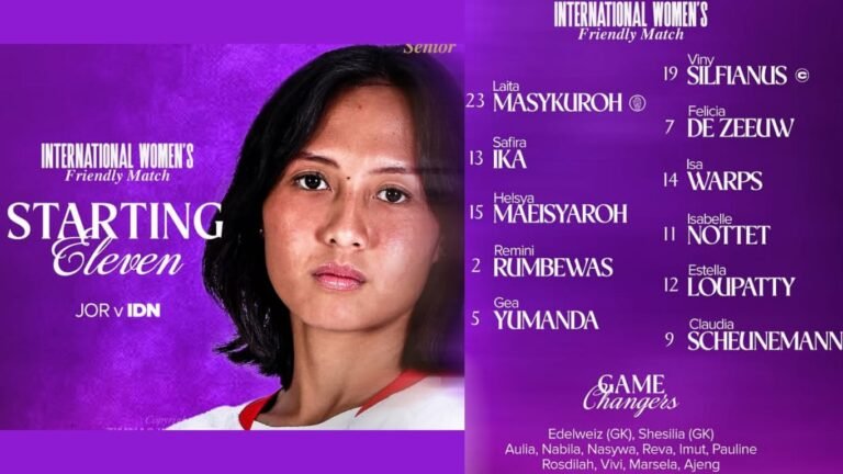 Susunan pemain Timnas Putri Indonesia vs Yordania, Claudia Scheunemann kembali bermain untuk Garuda Pertiwi./Instagram @timnasindonesia