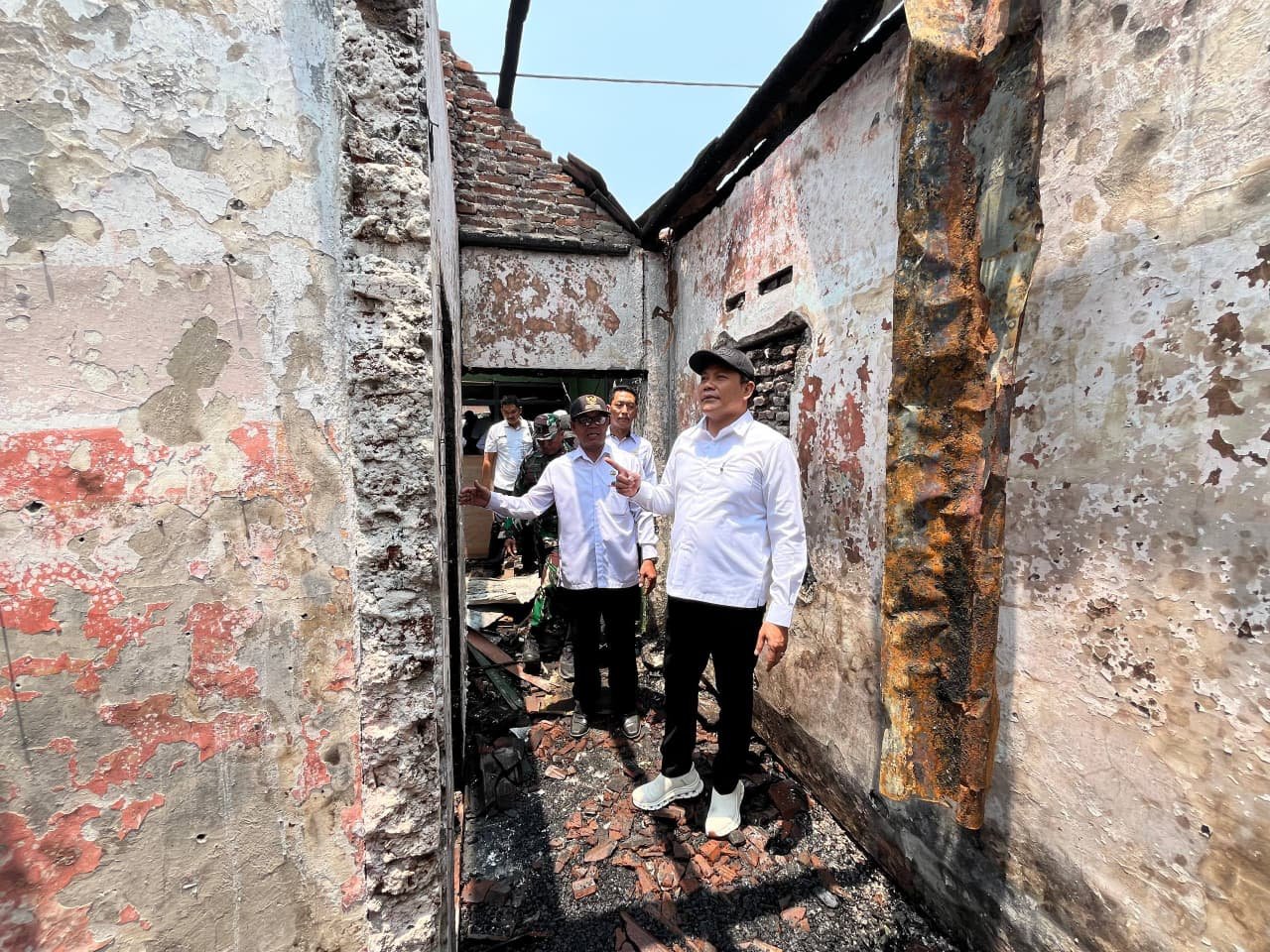 Kebakaran Dua Rumah di Sukodono, Pemkab Sidoarjo Targetkan Perbaikan Dimulai Pekan Ini