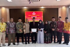 Surindi, M.Si., meraih gelar doktor PAI di Universitas Muhammadiyah Malang dan menjadi doktor ke-167 UMM./dok.UIN Malang