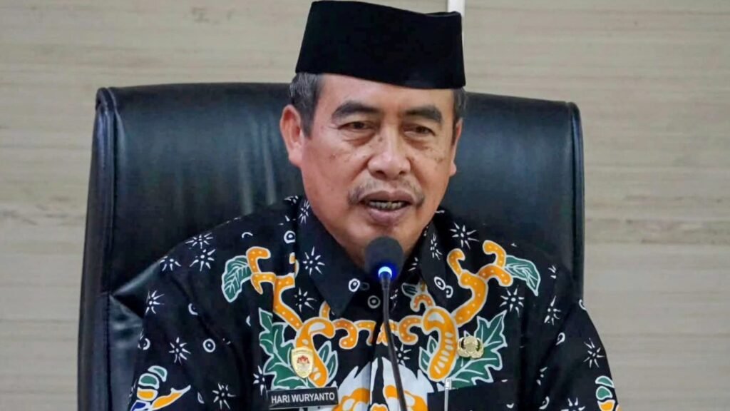 Bupati Madiun, Hari Wuryanto menghadiri sosialisasi (15/10) Perbup Madiun Nomor 18 Tahun 2026 untuk cegah tindak korupsi dalam pengelolaan dana desa./dok.DNY-Kominfo