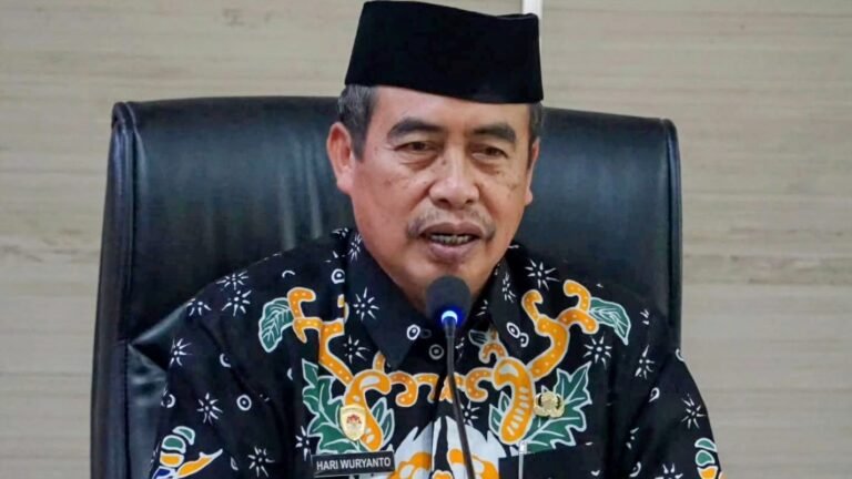 Bupati Madiun, Hari Wuryanto menghadiri sosialisasi (15/10) Perbup Madiun Nomor 18 Tahun 2026 untuk cegah tindak korupsi dalam pengelolaan dana desa./dok.DNY-Kominfo