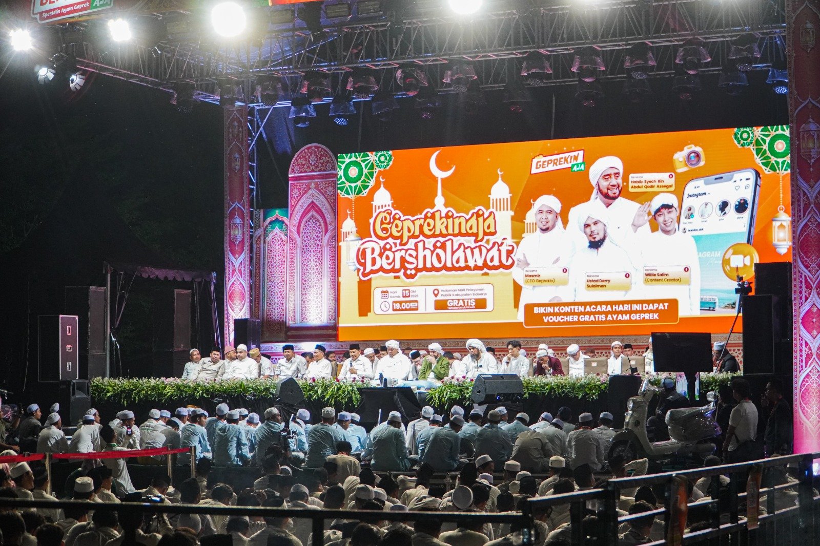 Bupati Subandi Apresiasi Sidoarjo Jadi Tempat Bersholawat, Doakan Daerah Makin Sejahtera