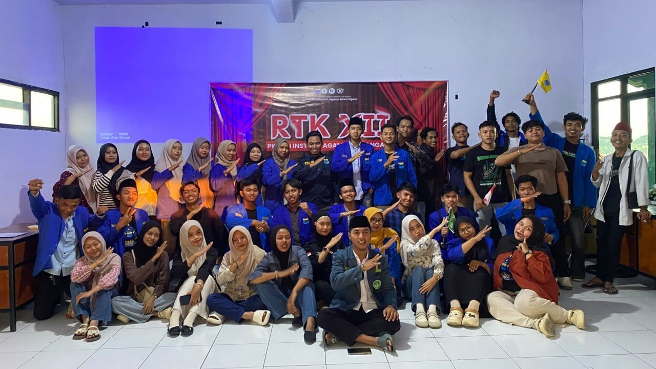 Pengurus Komisariat PMII IAI menggelar Rapat Tahunan Komisariat (RTK) XII pada Minggu (18/10/2026), di Kampus IAI Ngawi./dok.QONY