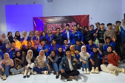 Pengurus Komisariat PMII IAI menggelar Rapat Tahunan Komisariat (RTK) XII pada Minggu (18/10/2026), di Kampus IAI Ngawi./dok.QONY