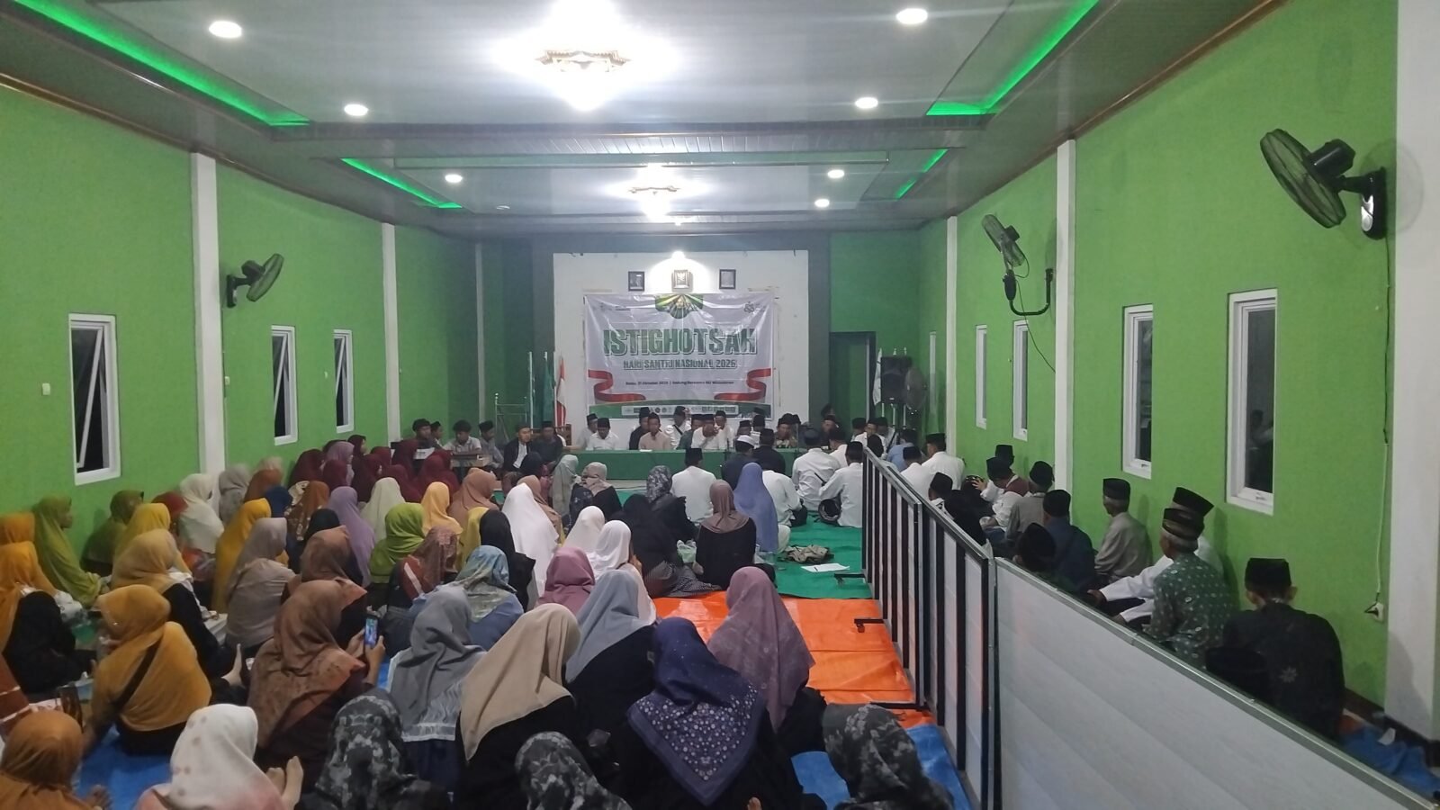 Malam Tirakatan HSN 2026 (21/10) dari MWCNU Widodaren, usung semangat memperkuat resonansi nahdliyin menuju kecamatannya para santri./dok.QONY